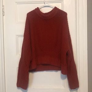 Red Oversized Sweater
